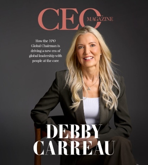 Cover of CEO Magazine featuring Debby Carreau