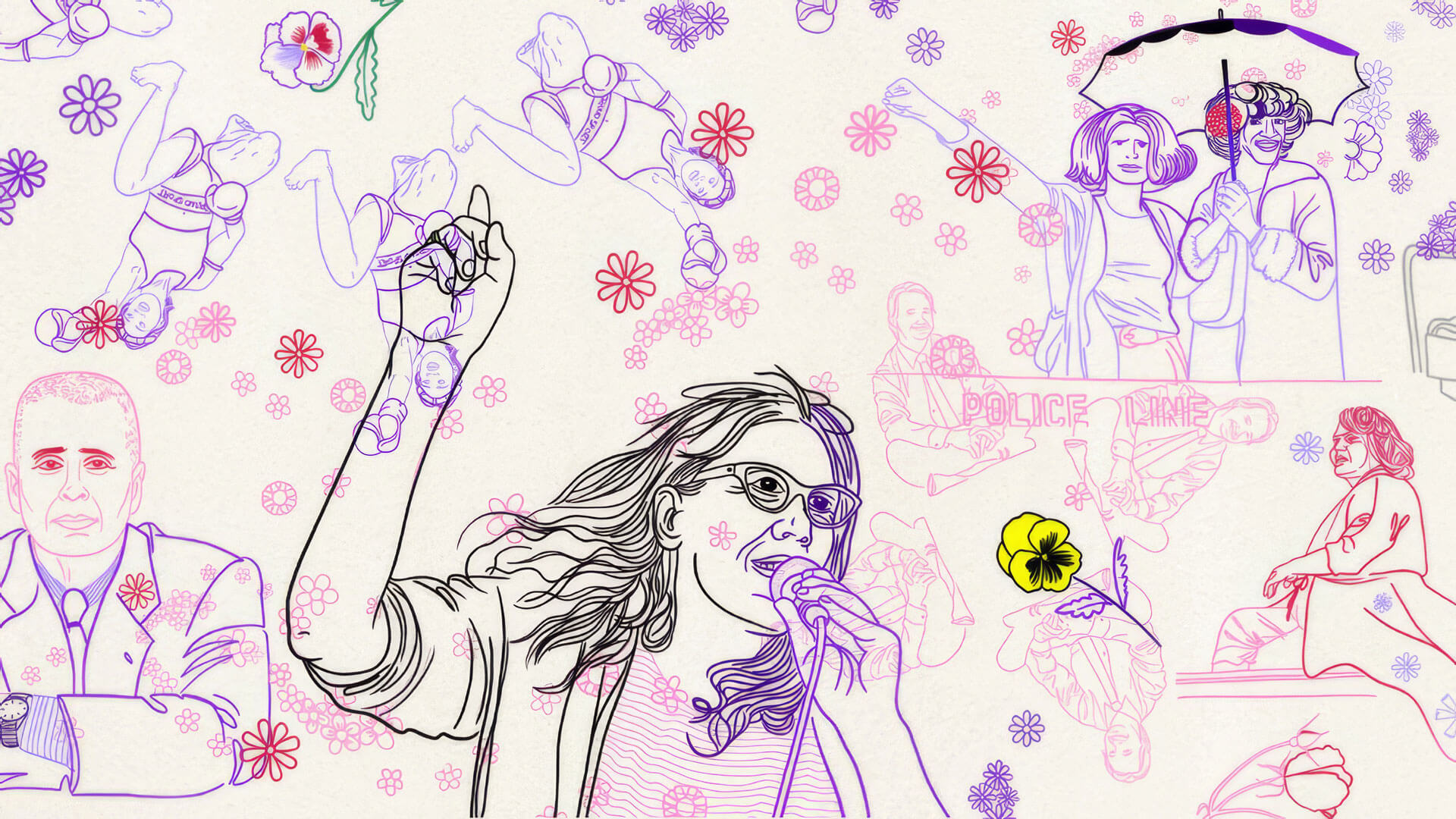 Illustration of transgender icons